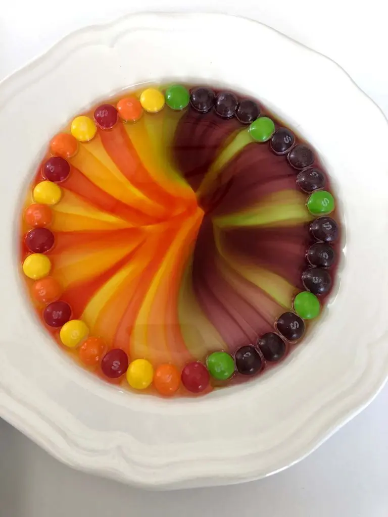 Skittle Rainbow Experiment