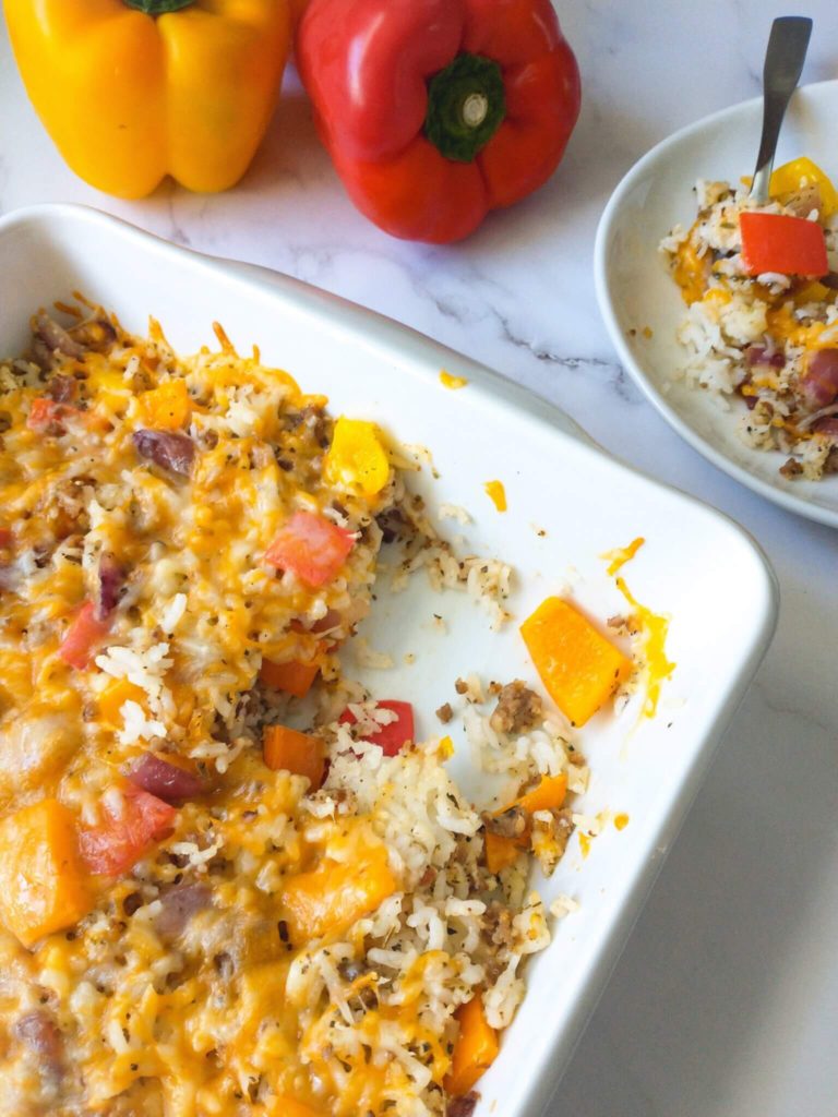 Stuffed Pepper Casserole - Easy Fall Recipes