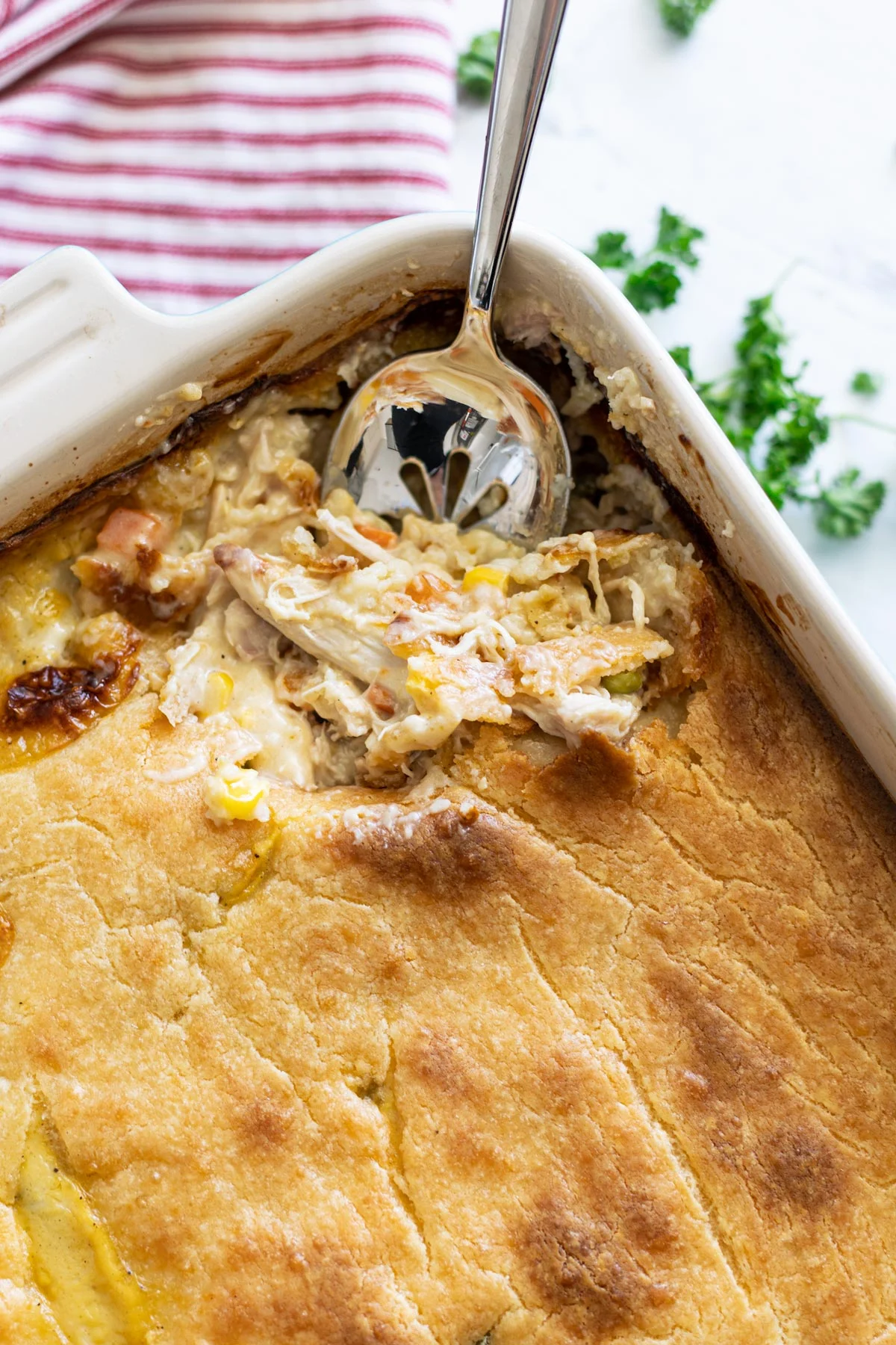 Chicken Pot Pie Casserole